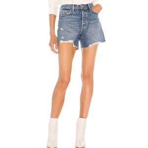 Grlfrnd NWT Jourdan Distressed Cutoff Jean Shorts 25